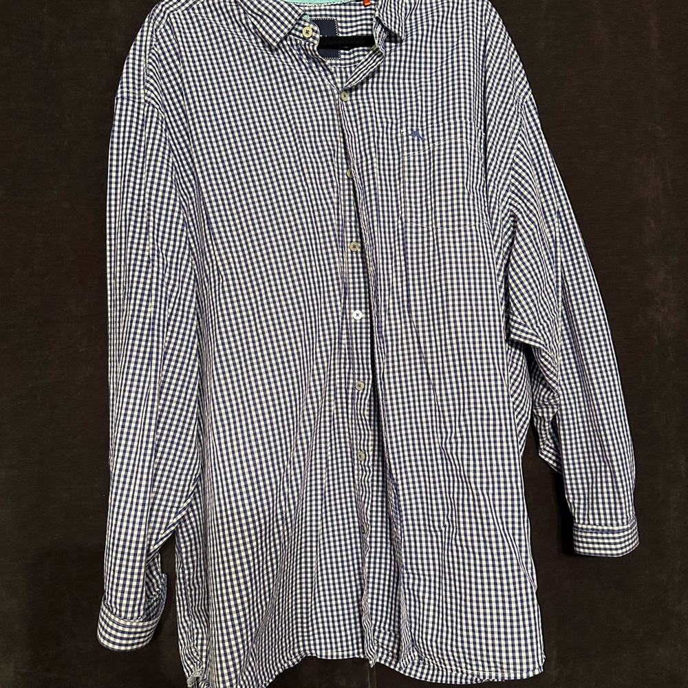 Men's Blue Checkered Shirt